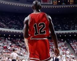 The name and numbers are stitched. Michael Jordan Jersey Number