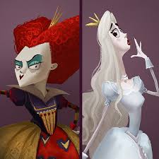 Maybe you would like to learn more about one of these? Red And White Queen On Behance