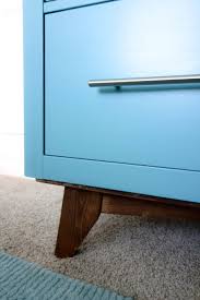 Cue ikea, a can of paint, fresh knobs, and a few other craft supplies. Ikea Hemnes Dresser Mid Century Modern Hack