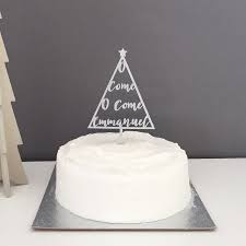 Find great deals on ebay for cake decoration christmas. O Come O Come Emmanuel Christmas Carol Cake Topper Creative Bea