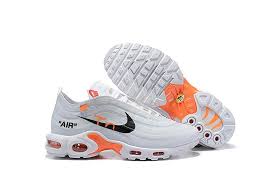 2020 Discount Nike Air Max Plus Tn X Off White White Black Orange Sneakers Big Sale Nike Air Max White Nike Air Max Nike Air Max Tn