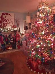 Colored Lights One Day Christmas Colorful Christmas Tree Happy Christmas Day