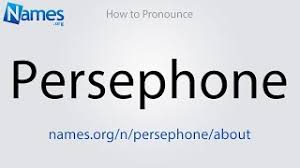 This video shows you how to pronounce persephone. How To Pronounce Persephone Youtube