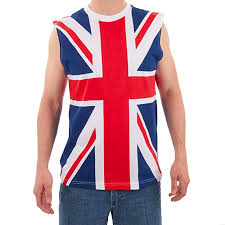 Largemouth Mens British Flag Tank Amazon Co Uk Clothing