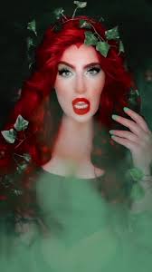 Poison Ivy transformation. Which of the 3 do you  prefer?😏#poisonivytransition  #drpamelaisley#poisonivy#cosplay#comicbooktiktok