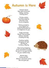 Pin By Lori Archer On Screenshots Kids Poems Autumn Poems Autumn Eyfs
