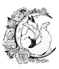 I Love This Fox Coloring Pic Just Beautiful Fox Coloring Page Animal Coloring Pages Blank Coloring Pages