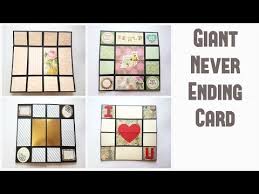Each piece needs to be scored twice, once from each short end. 18 Endless Cards Ideas Cards Never Ending Card Card Tutorial