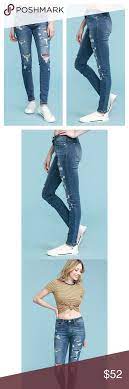 Size 11 30 Judy Blue Mariah Serape Patch Skinny Skinny Womens Jeans Skinny Clothes Design