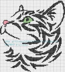 Grilles Point De Croix Et Cie 1 2 3 4 Grilles De Chat Animaux De Point De Croix Point De Croix Chat En Point De Croix