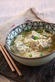 Pork Dumpling Soup For Lunar New Year Recipe Dumplings For Soup Dumpling Soup Recipes Pork Dumpling