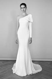 Understated Glamour In Our New Hope Gown Wedding Dress Couture Crepe Wedding Dress Bow Wedding Dress