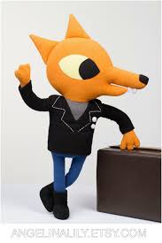 Gregg Plush Night In The Woods Game Insired Handmade Plush Etsy Night In The Wood Handmade Plush Plush Dolls
