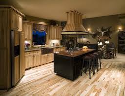 Knotty Alder Cabinets With Granite Traditional Kitchen With Knotty Alder Wood Floor Ash Kitchen Cabinets Kitchen Design New Kitchen Cabinets