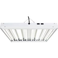 Agrobrite Fluorescent Grow Light T5 2ft 8 Tube Fixture Bulbs Included