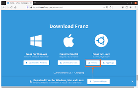 Safe download and install from the official link! Franz Messaging App For Whatsapp Slack Wechat Telegram And More Linux Hint