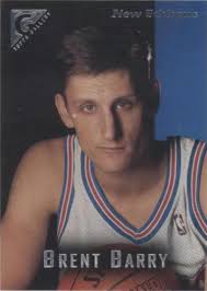 BRENT BARRY 1995-96 TOPPS GALLERY PLAYER'S PRIVATE ISSUE ROOKIE #42  CLIPPERS