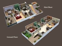 25 X 50 3d Plans With 30 X 60 3 Bedroom Plans Lovely Fresh Ideas 25 X 50 3d House Map 3d House Plans Home Map Design