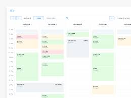 Reservations Calendar Sport Booking Web App Web App Hotel Website Templates Web App Design