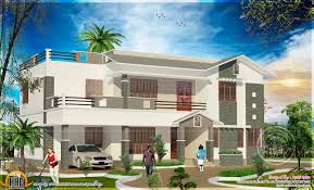 This bungalow house designs has 5 bedroom with attached bathrooms, which is an asian architectural form and design originated in the countryside of india. 5 Bedroom House Elevation With Floor Plan Kerala Home Design And Floor Plans 8000 Houses