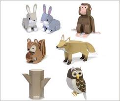 My Owl Barn Freebie Paper Forest Animals Paper Animals Animal Crafts Paper Crafts