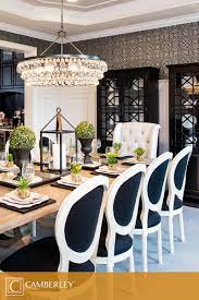 A Supremely Elegant Crystal Chandelier Hangs Above The Hamilton Model S Formal Dining Room Dining Room Decor Elegant Dining Room Centerpiece Luxury Dining Room