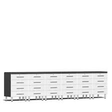 Ulti-MATE Garage 2.0 Series White Metallic 8-Piece Dual ...
