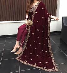 Pinterest Pawank90 Velvet Dress Designs Pakistani Fashion Party Wear Pakistani Wedding Outfits Wedding outfit dresses are available in latest collections at reasonable prices upon alibaaba.com. party wear pakistani wedding outfits