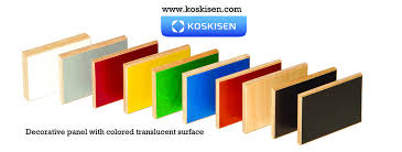 Colorfin Koskisen Koskidecor Roberts Plywood Decorative Panels Plywood Phenolic Plywood