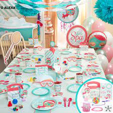 See more party ideas at catchmyparty.com. Spa Party Favors For Tweens Pool Design Ideas Spa Party Favors Kids Spa Party Spa Birthday