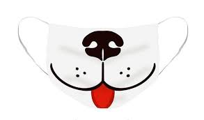 Dog Face Mask Featuring The Digital Art Dog Nose And Mouth By Nicole Wilson The Effective Pictures We Offer You About In 2020 Funny Face Mask Face Mask Mask For Kids
