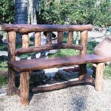 Groovystuff Rocky Mountain Bench Www Hayneedle Com Bancos De Troncos De Madera Casas Estilo Cabanas De Madera Muebles Rusticos De Jardin