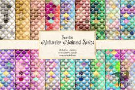 Free Free 188 Individual Mermaid Scales Svg SVG PNG EPS DXF File