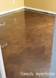 Brown Paper Bag Flooring How To Paper Bag Flooring Diy Flooring Unique Flooring