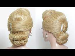 Easy Wedding Updo Tutorial Youtube Short Hair Updo Easy Hairstyles Hair Styles