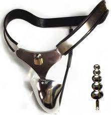 Amazon.com: Chastity Belt Man, Chastity Belt Anal Plug Stainless Steel with  Shield Erotic Underwear Men Chastity Penis cage Derailment Prevent Sex Toys  Men 60-150cm,120/130cm(47/51in) : Health & Household