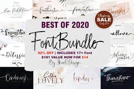 Jay nelson walks us through the options. Best Of 2020 Font Bundle 414767 Handwritten Font Bundles