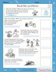 Multiplication and division word problems. Multiplication And Division Word Problems Iii Worksheet Grade 3 Teachervision