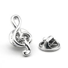 music note brooch