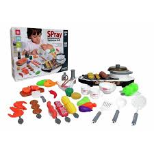 Juego De Elementos De Cocina Infantil Juguete Para Ninos 69pz Blanco