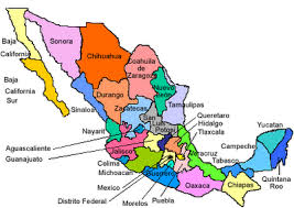 El estado de méxico está dividido entre 125 municipalidades. Mapa Politico Paperblog