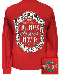 Don't forget a hallmark channel gift bag and card. Girlie Girl Girlie Girl Originals Watch Hallmark Movies All Day Long Sleeve Shirt Adult Small Walmart Com Walmart Com