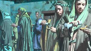 Image result for images parable of the ten virgins