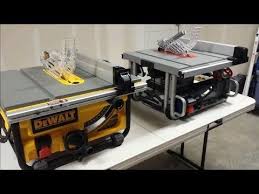 Dewalt Dw745 Vs Bosch Gts1031 Jobsite Saws In 2020 Dewalt Bosch Jobsite