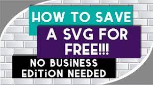 Download Silhouette Studio How To Save A Svg For Free Youtube