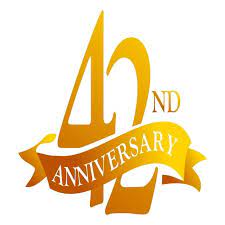 Cinta De 42 Anos Aniversario Aniversario Cumpleanos Negocio Png Y Vector Para Descargar Gratis Pngtree Happy 42nd Anniversary Anniversary Happy Anniversary Cards