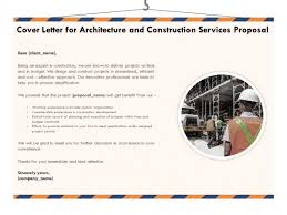 Engineering cover letter (sample letters). Building Engineering Services Proposal Cover Letter For Architecture And Construction Services Proposal Brochure Pdf Powerpoint Templates