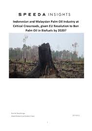 In addition to having a negative impact on exports of indonesian palm oil to the eu, it will also create a bad image for oil palm products in global trade. Speeda Insights Indonesian And Malaysian Palm Oil Industry At Critica