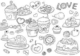 Select from 35919 printable crafts of click the chocolate sweets coloring pages to view printable version or color it online (compatible with. Online Coloring Pages Coloring Page Sweets Sweets Coloring Download And Print Free