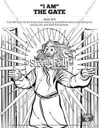 Color in this picture of door markings and others with our library of online coloring pages. John 10 I Am The Door Sunday School Coloring Pages Sunday School Coloring Pages